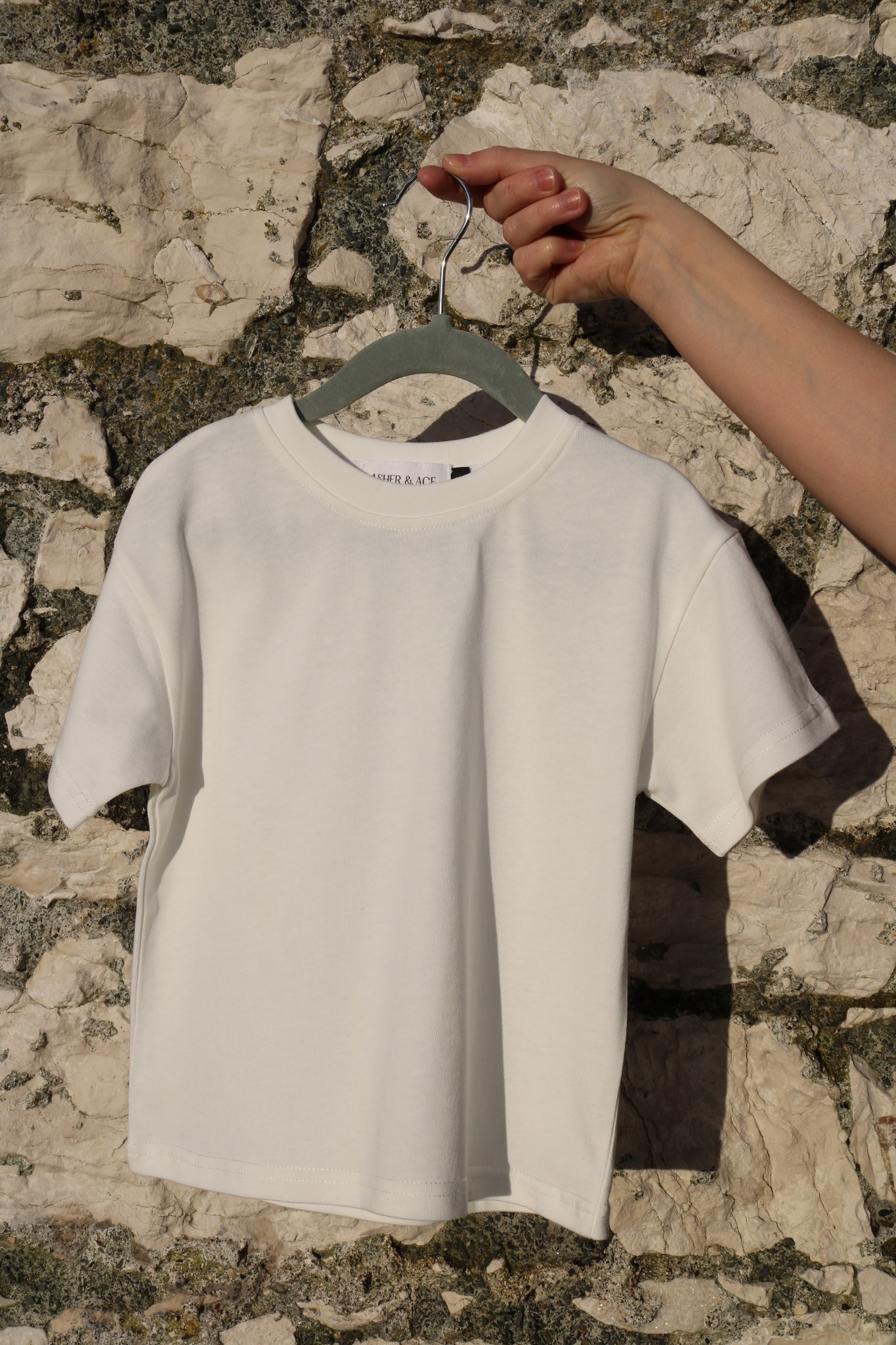 Boxy Tee in White
