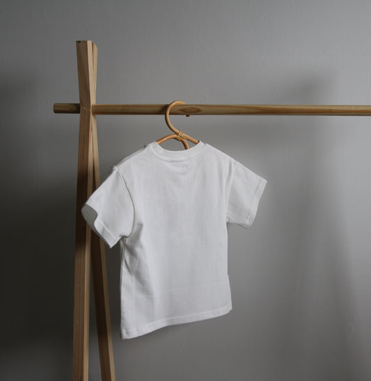 Boxy Tee in White