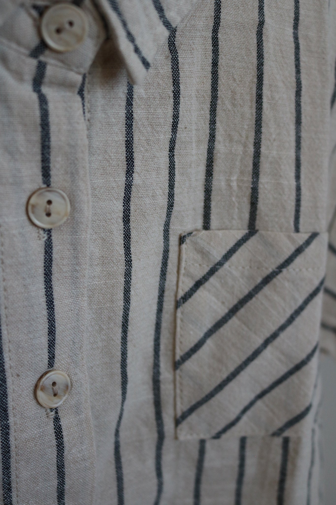 Stripe Shirt and Short Set