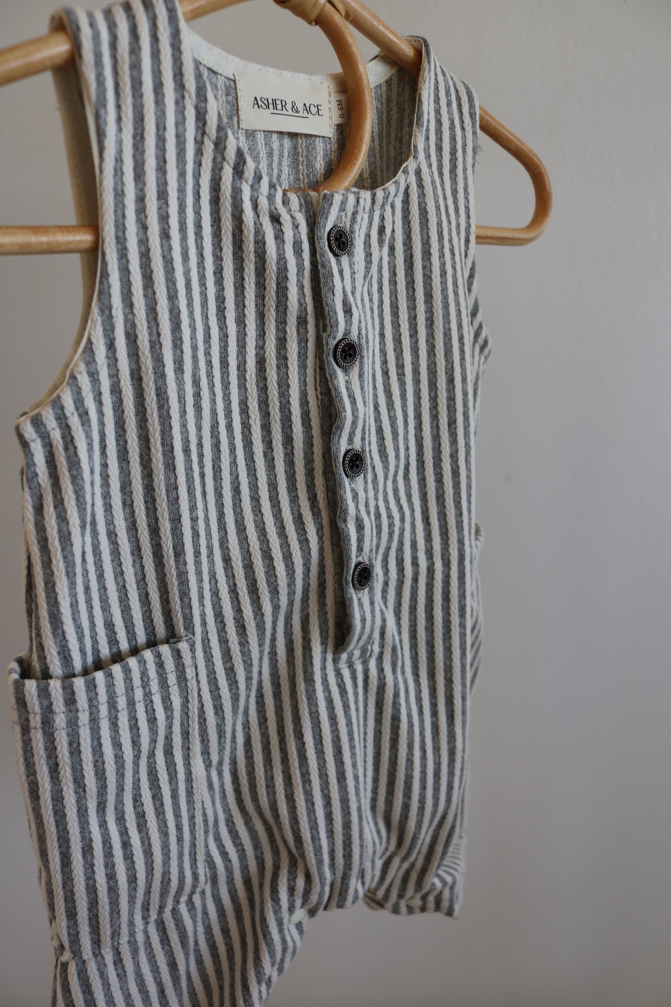 Rope Stripe Romper in Sailor Stripe
