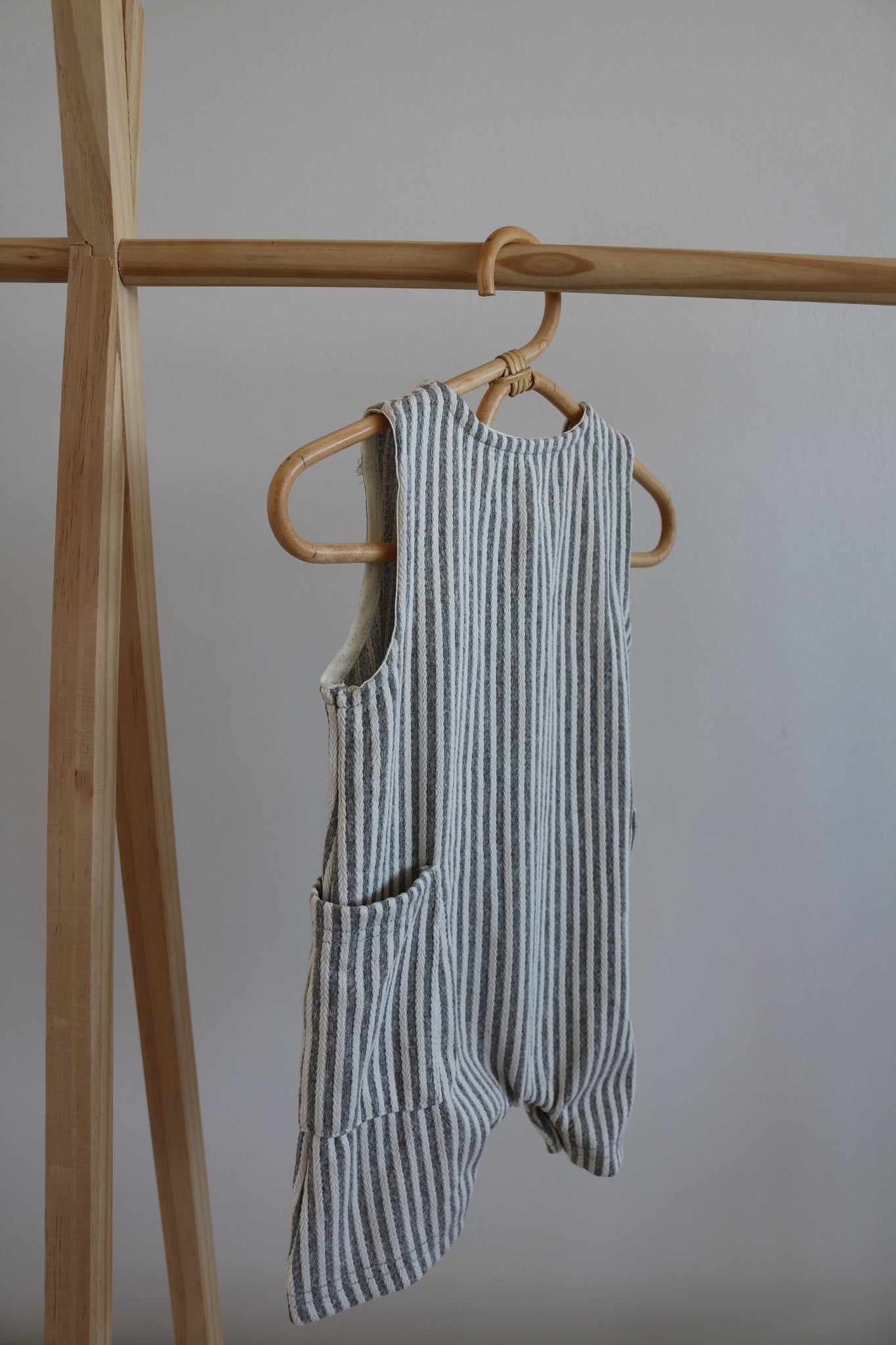 Rope Stripe Romper in Sailor Stripe