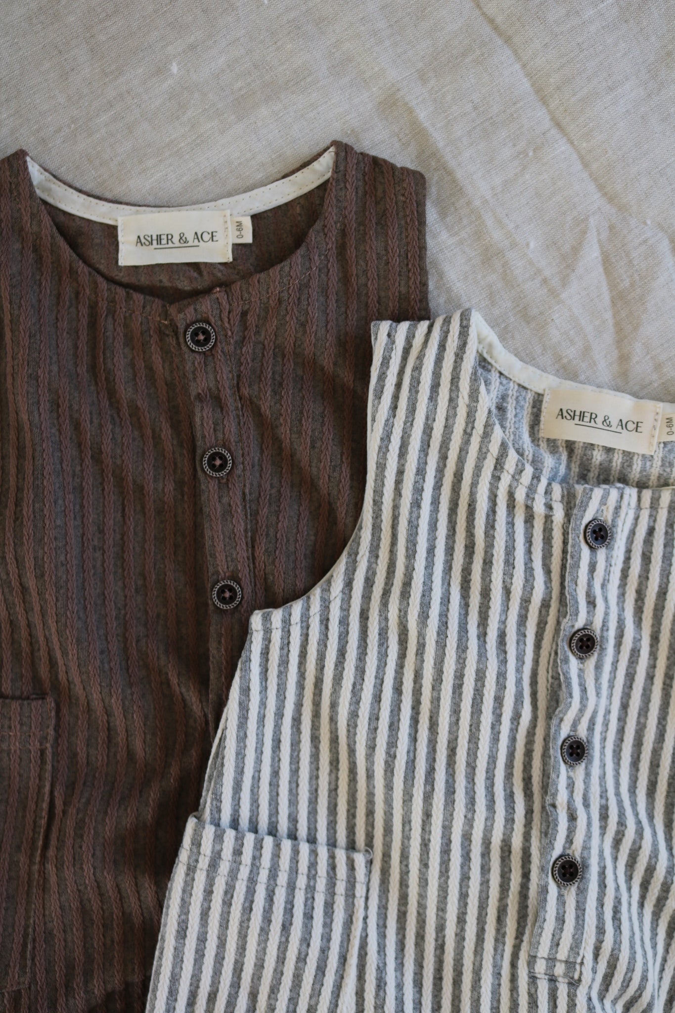 Rope Stripe Romper in Sailor Stripe