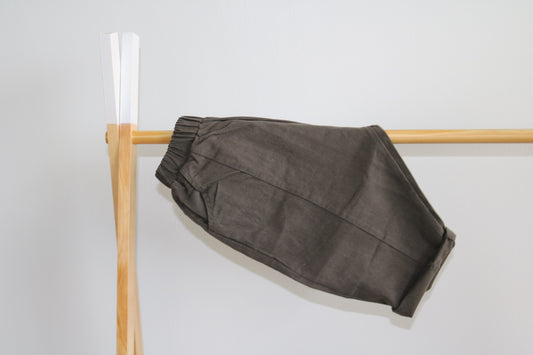 Balloon Trousers in Charcoal