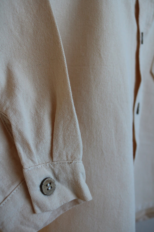 Cotton Shirt in Cream