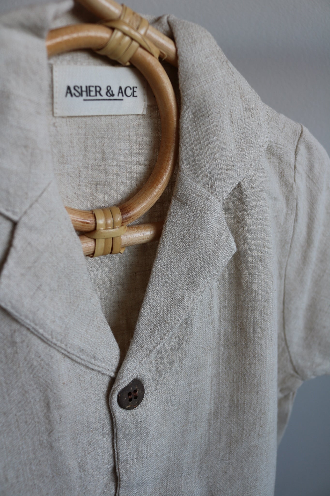 Shirt and Short Set in Ivory