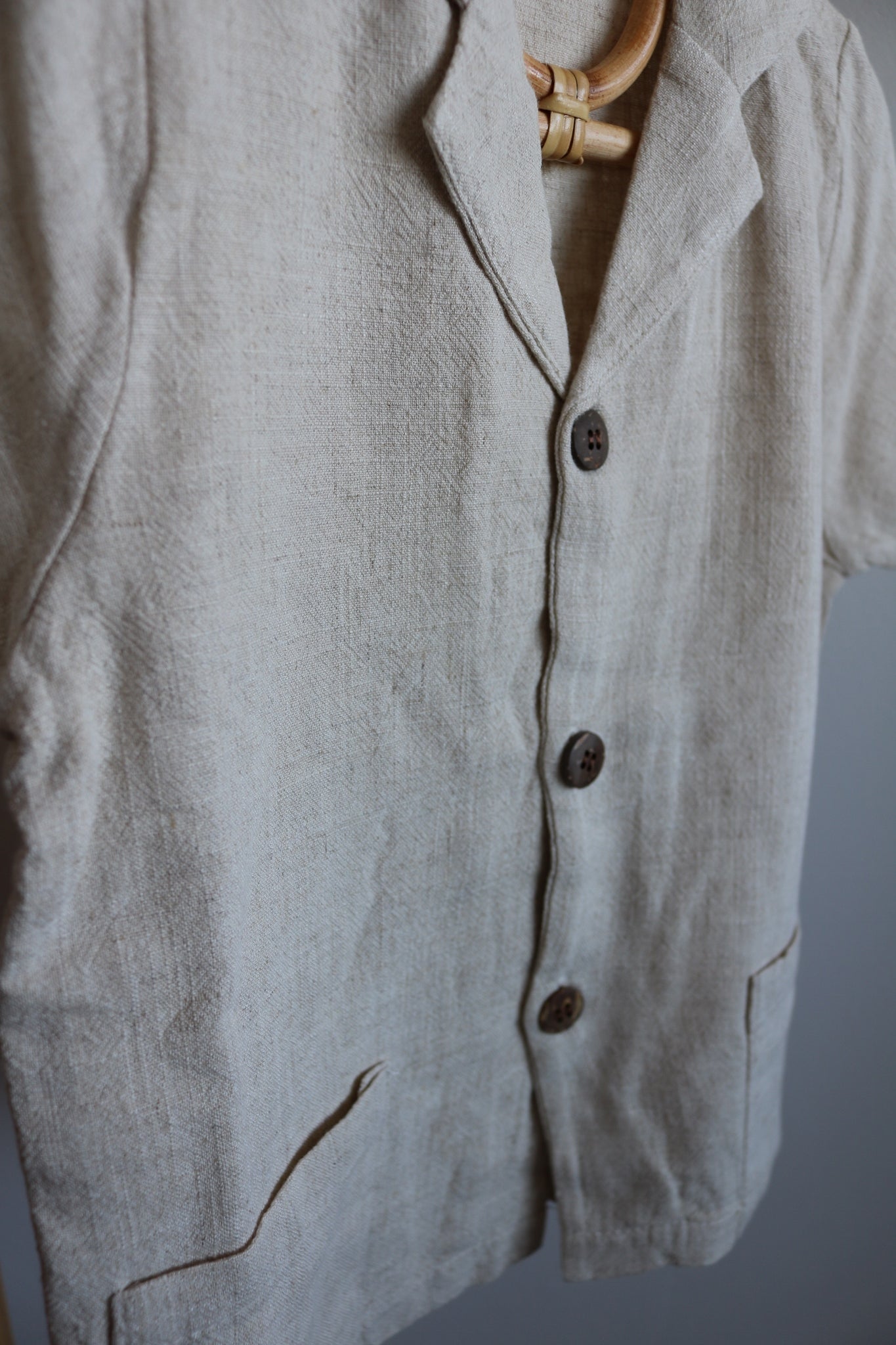 Shirt and Short Set in Ivory