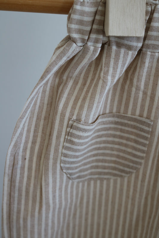 Linen Trousers in Caramel