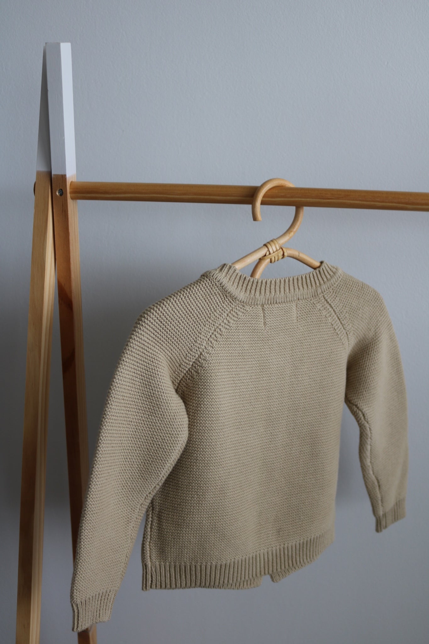 Baby Cardigan in Olive