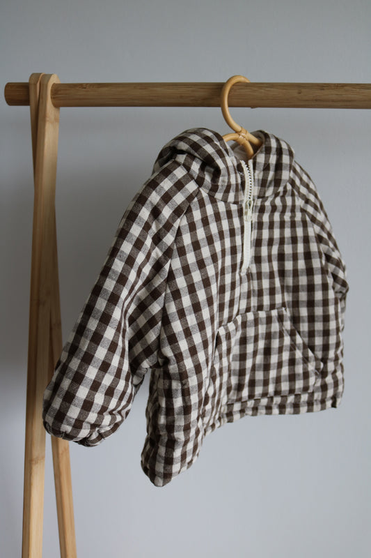Plaid Half Zip