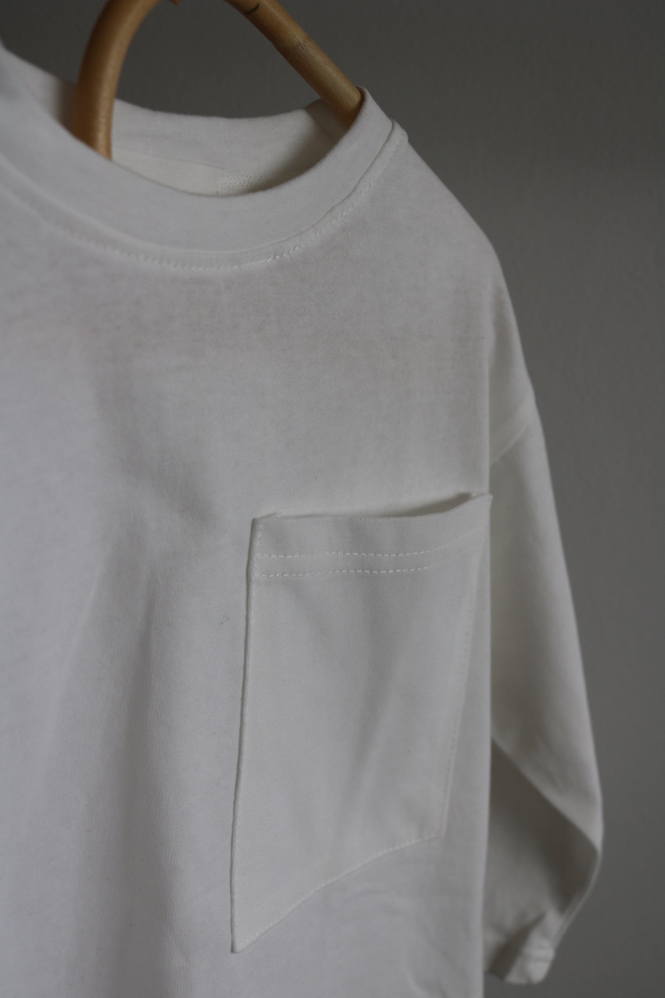 Oversized Pocket Tee in White