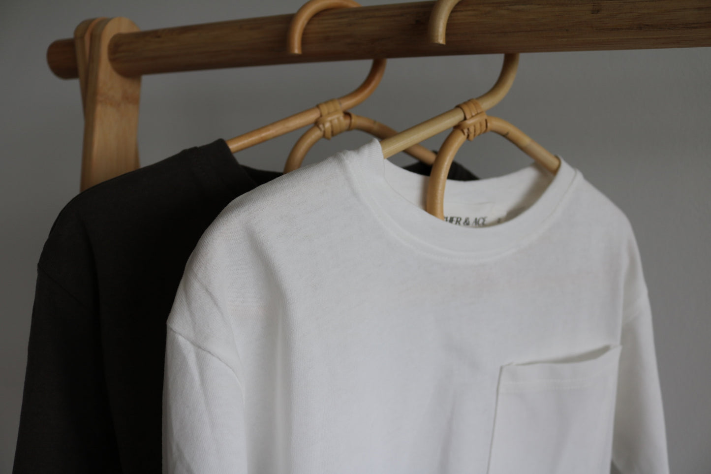 Oversized Pocket Tee in White