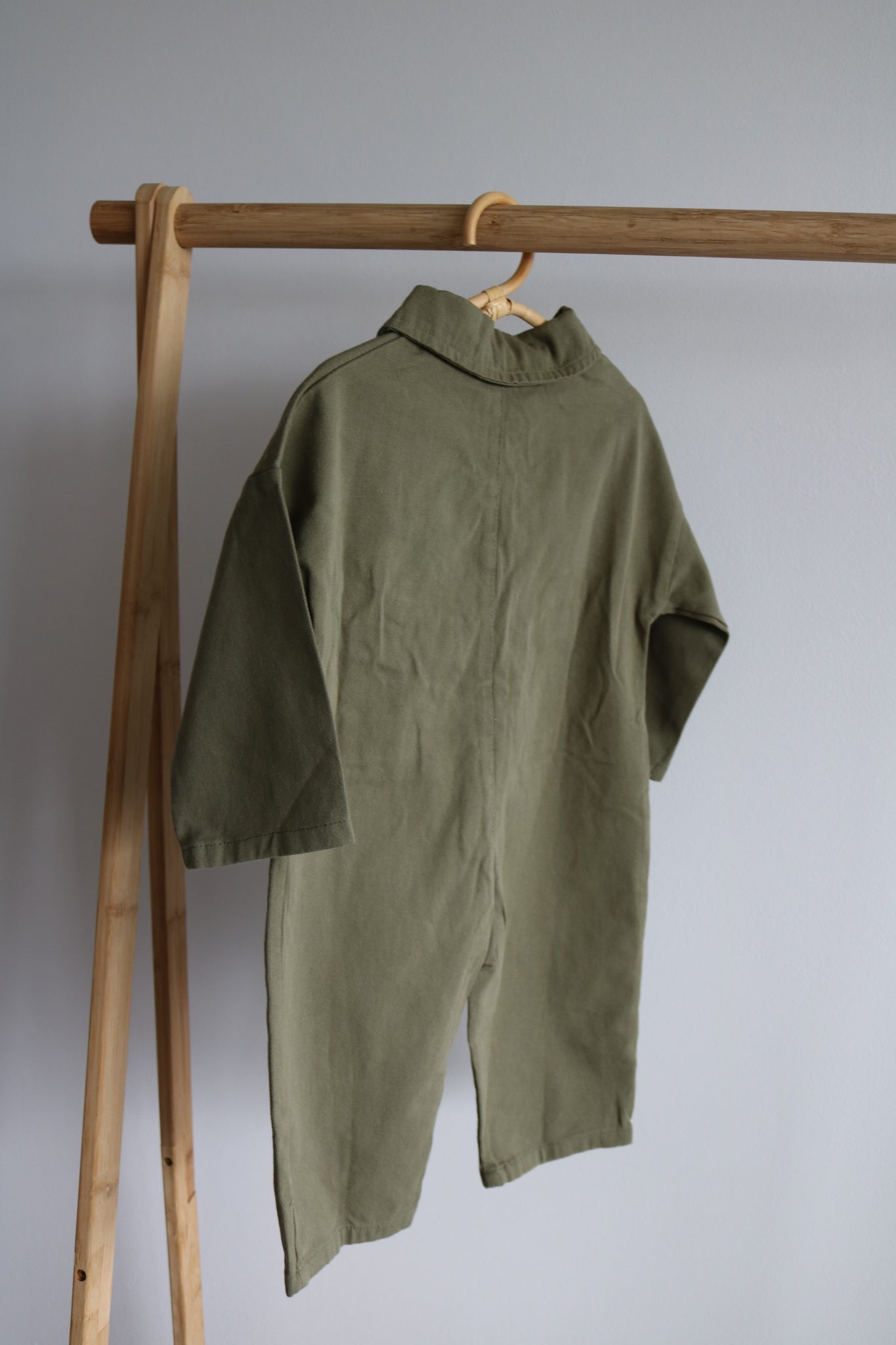 Utility Style Jumpsuit in Khaki