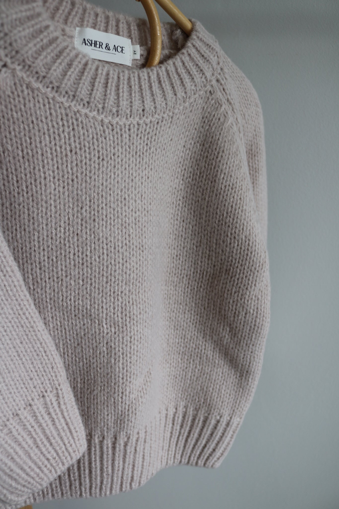 Knit Jumper in Shell