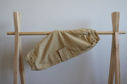 Cargo Trousers in Sand