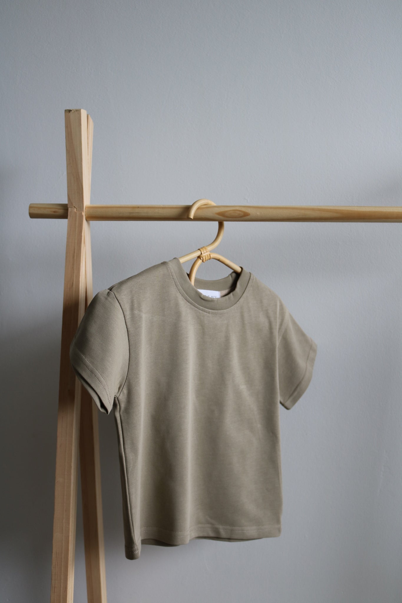 Boxy Tee in Stone