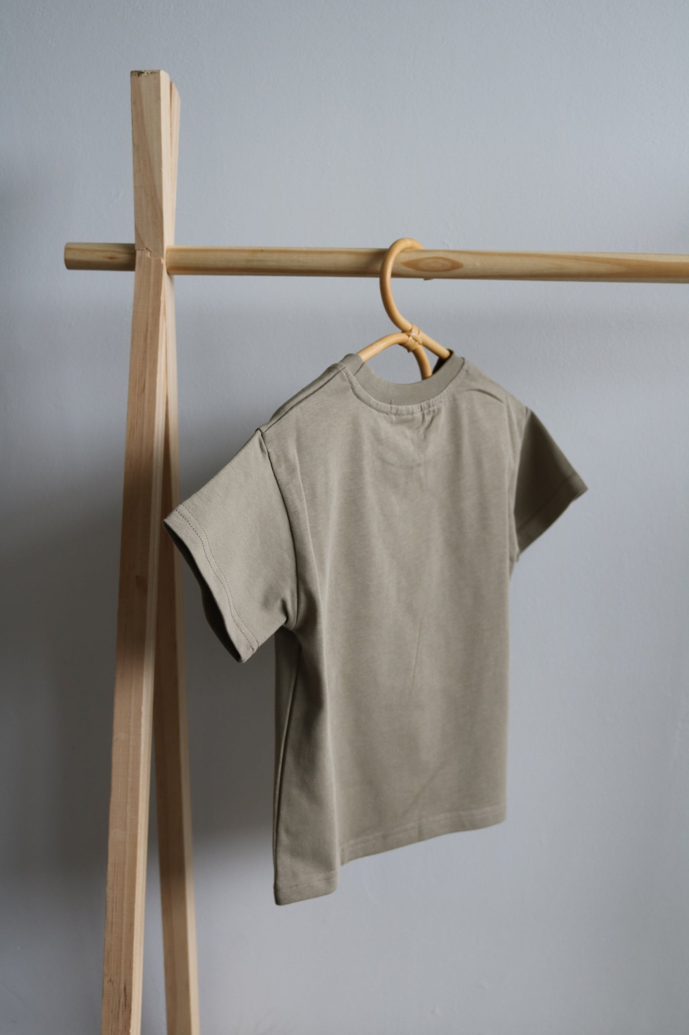 Boxy Tee in Stone