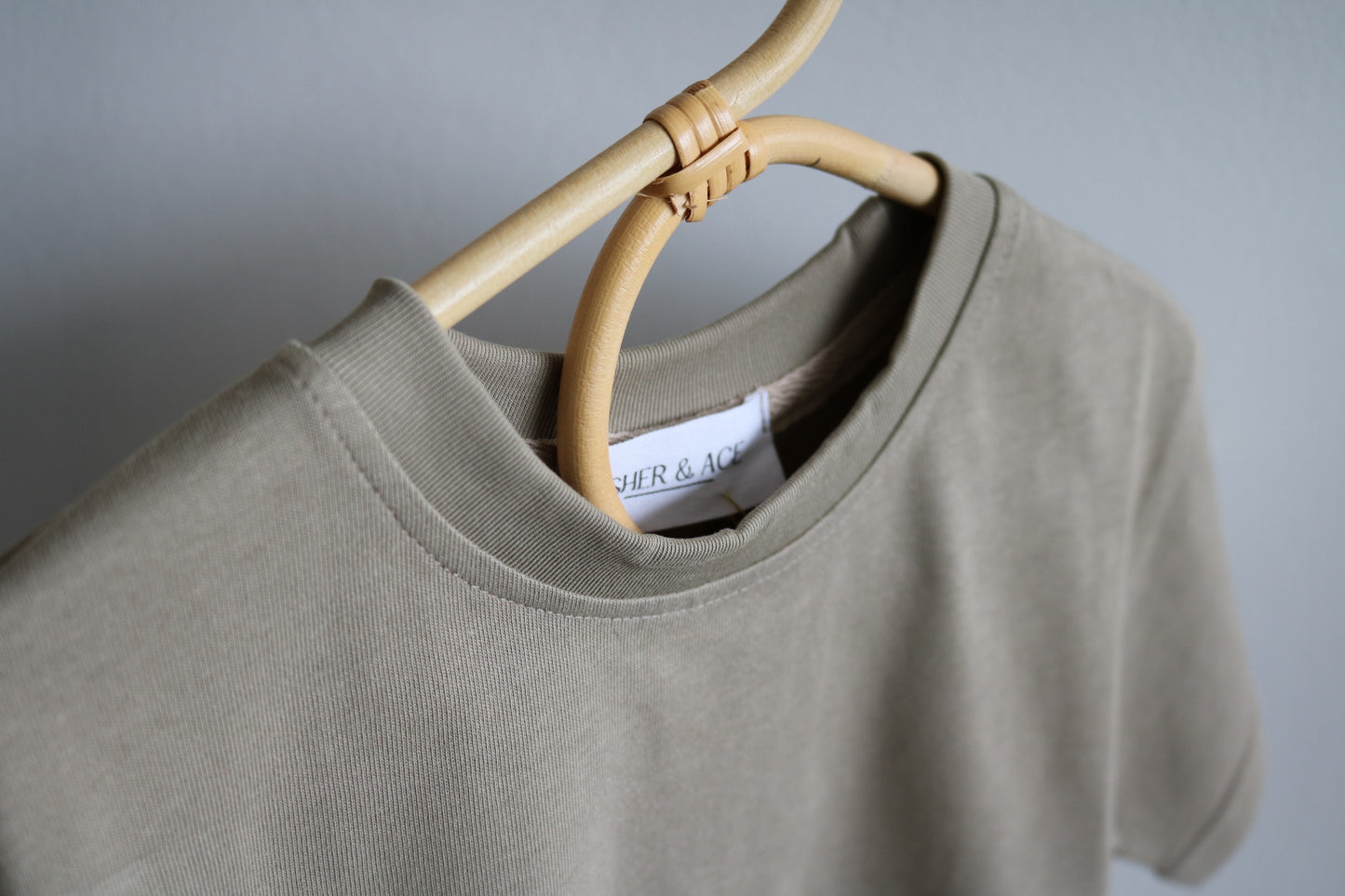 Boxy Tee in Stone