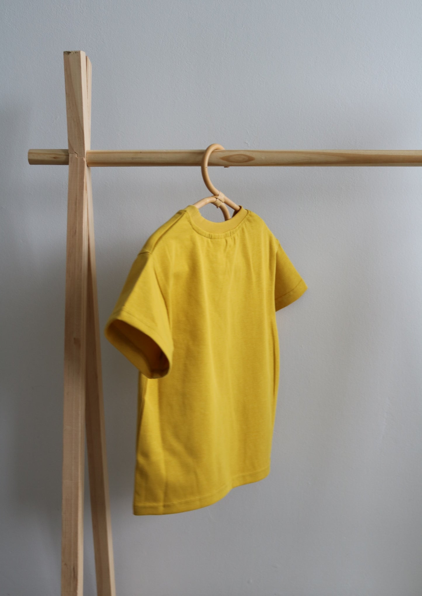 Boxy Tee in Mustard