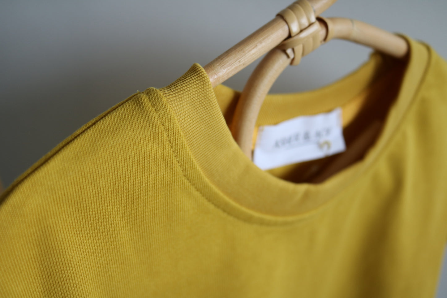 Boxy Tee in Mustard