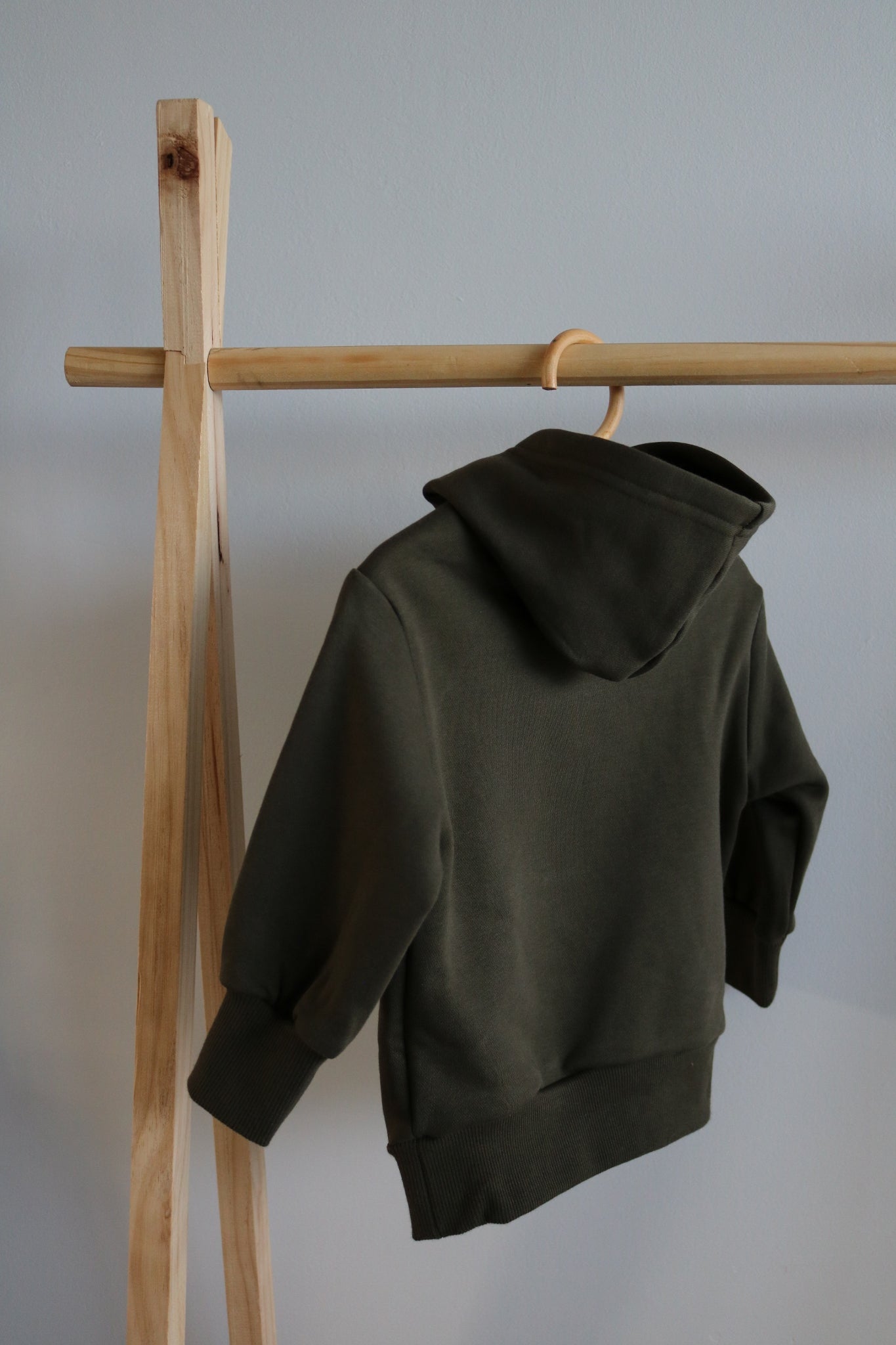 Kids Hoodie in Moss