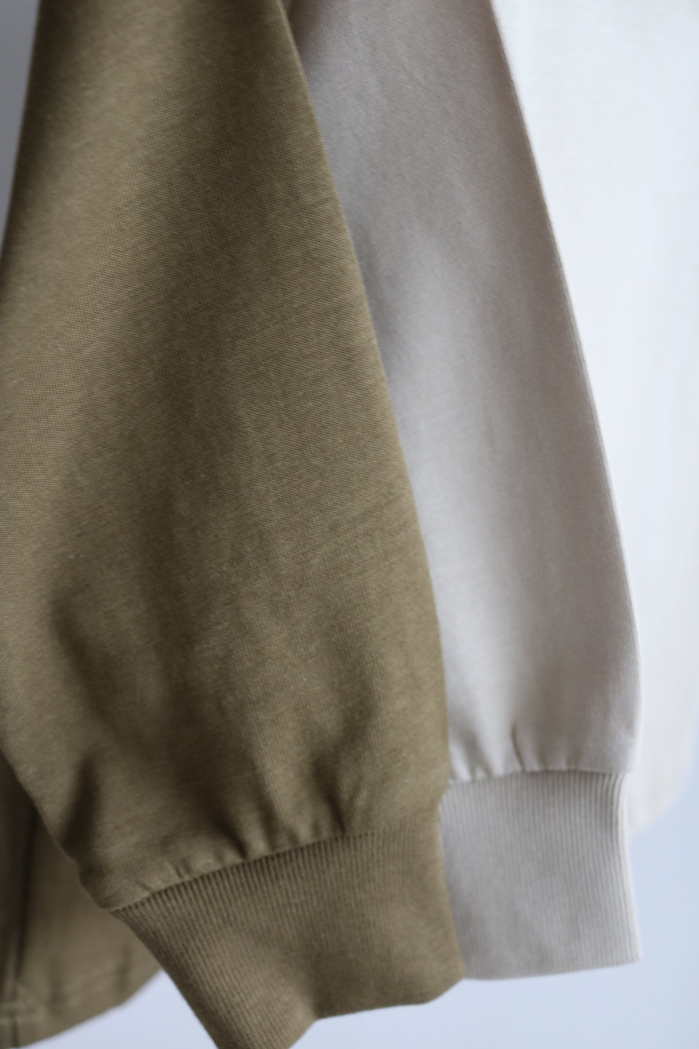 Kids Cuffed Long Sleeve Top in Olive