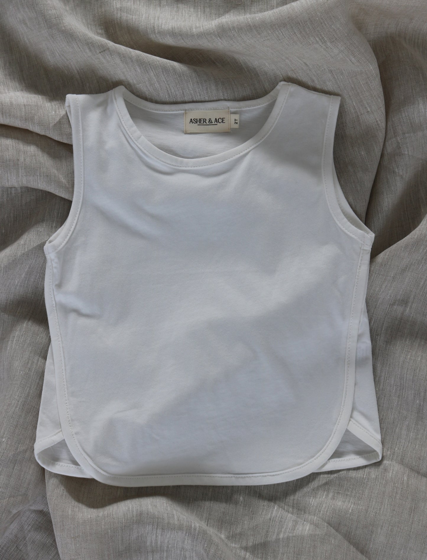'Cheerful' in White