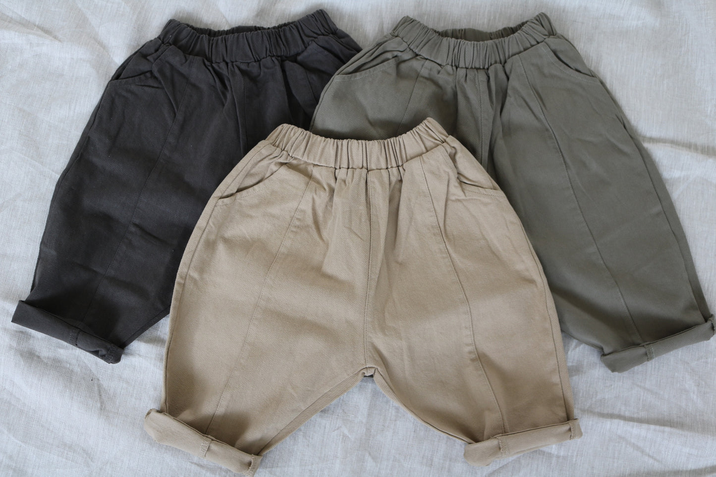 Balloon Trousers in Charcoal