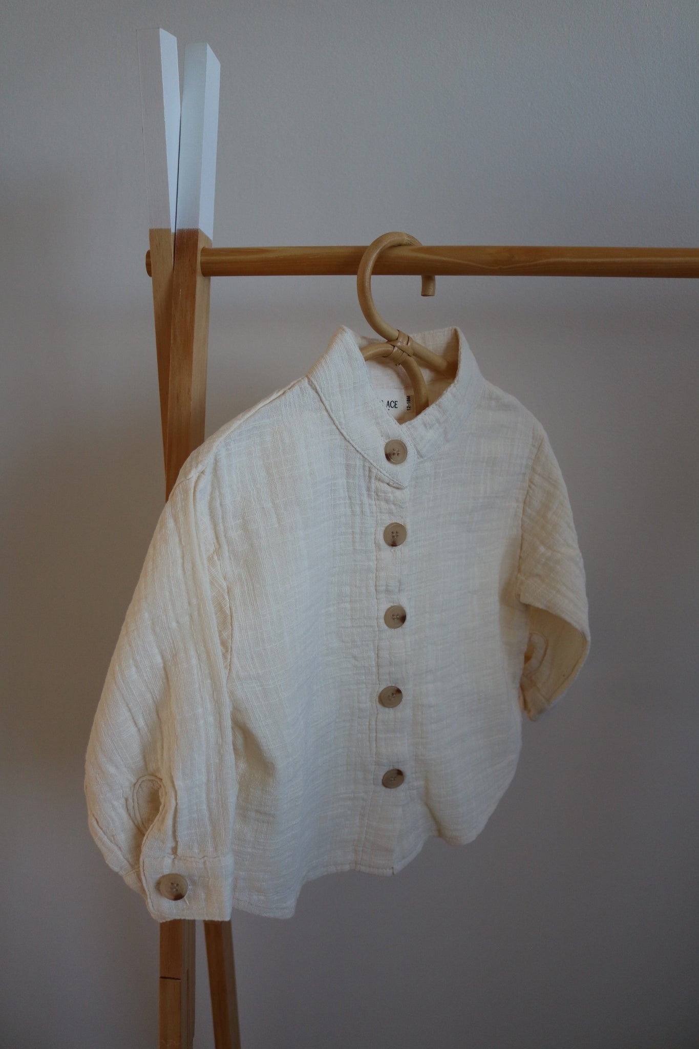 Muslin Shirt in Ivory