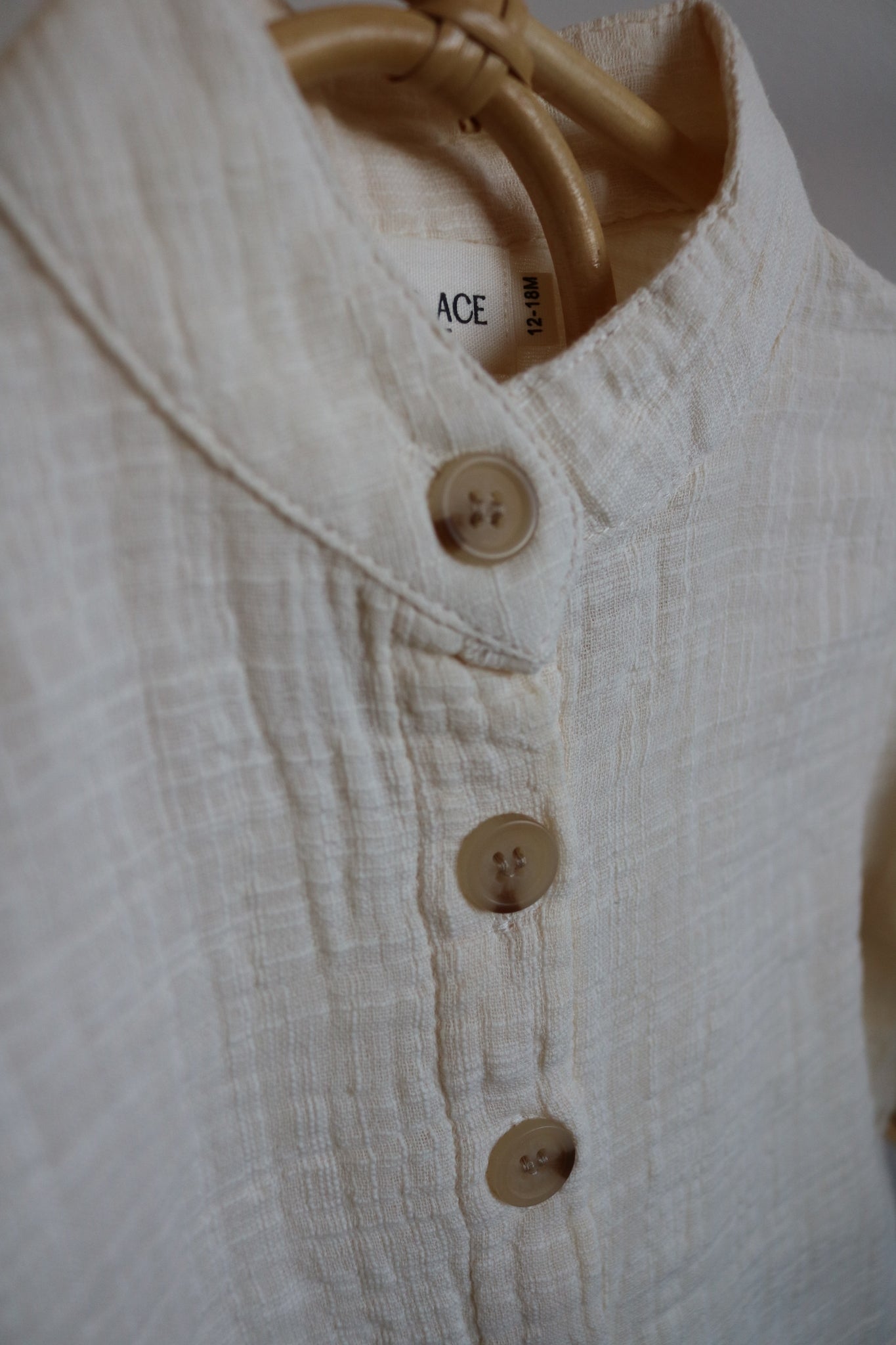 Muslin Shirt in Ivory