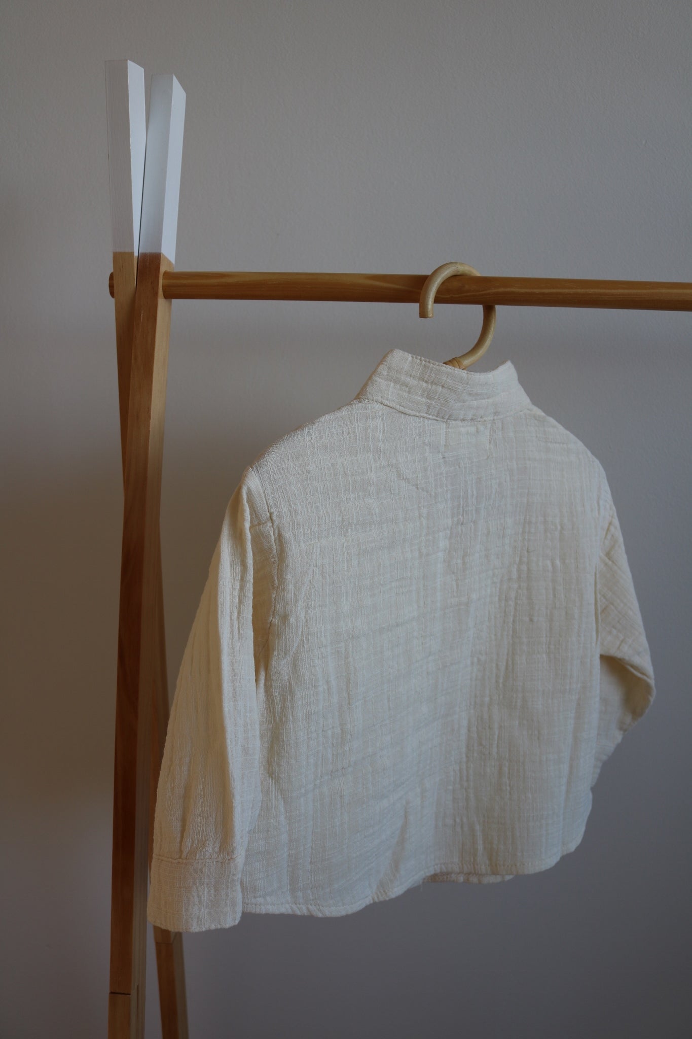 Muslin Shirt in Ivory