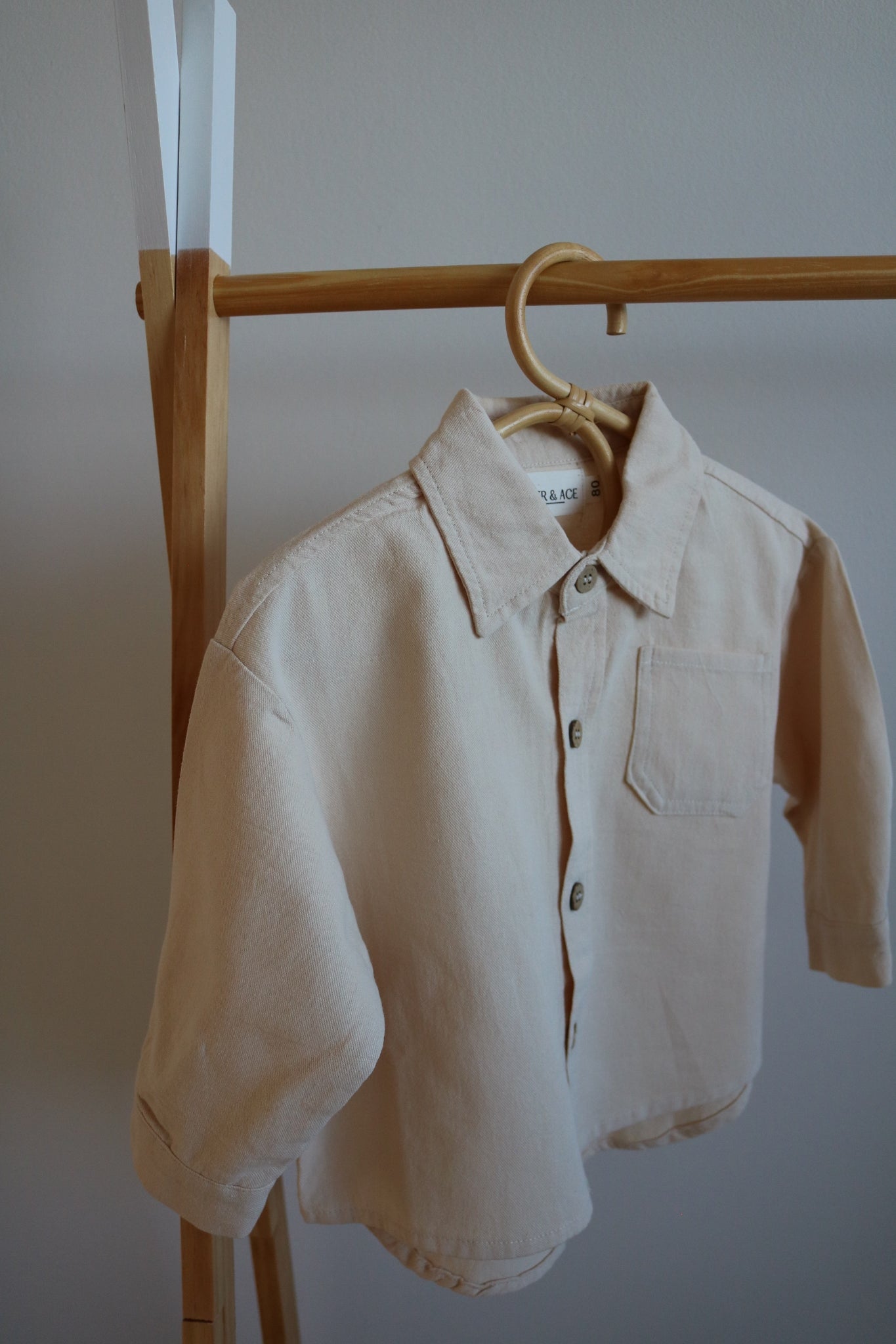 Cotton Shirt in Cream