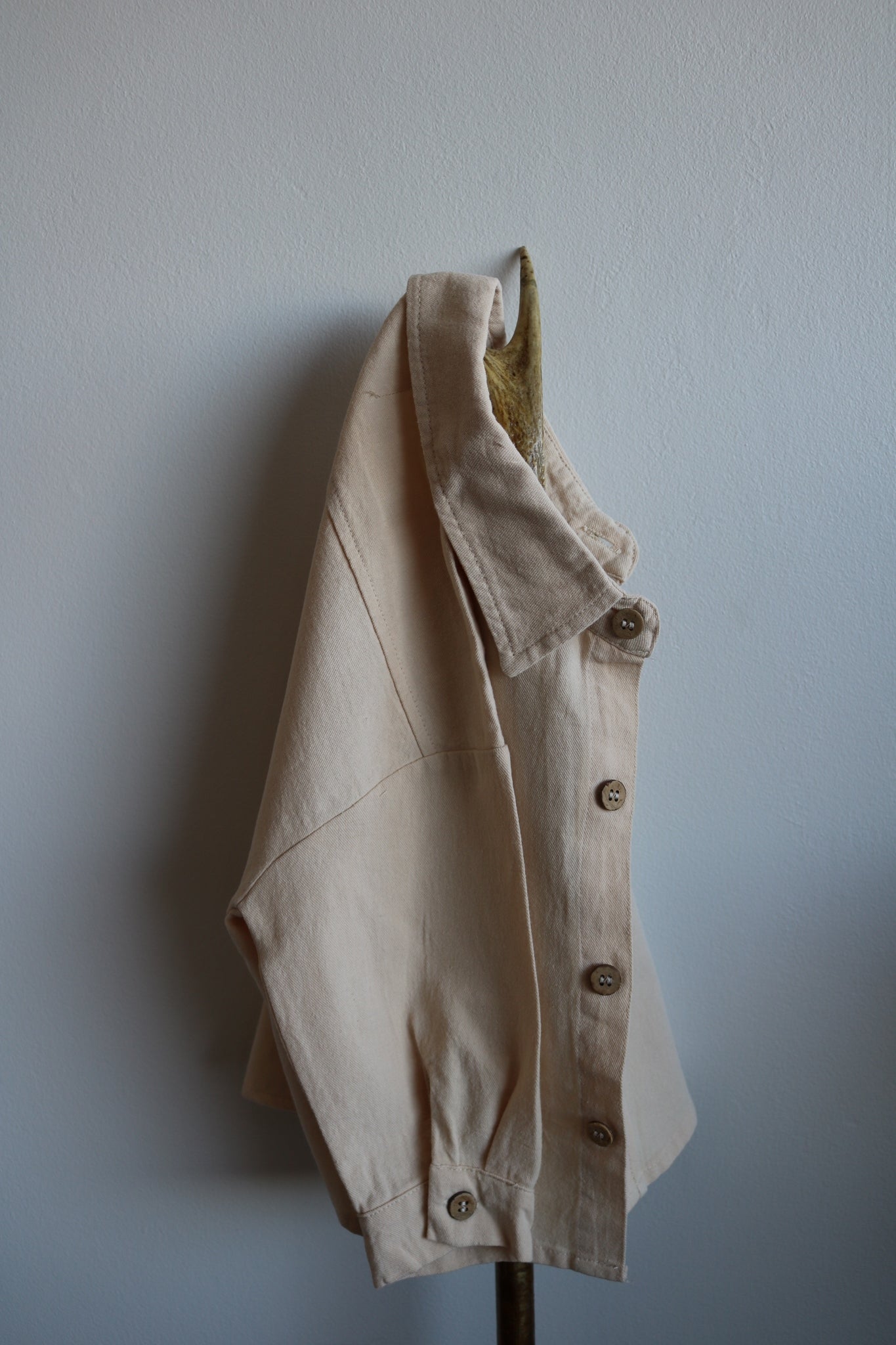 Cotton Shirt in Cream