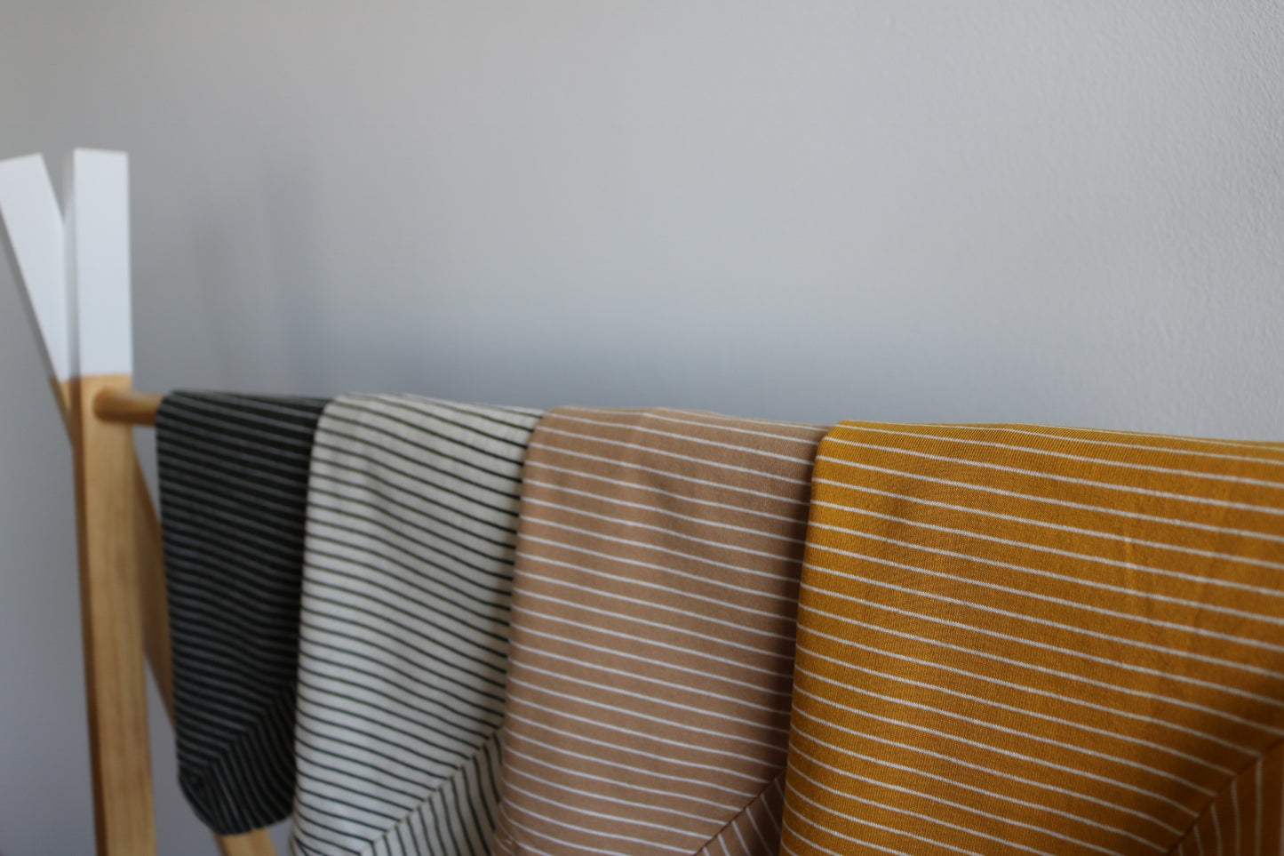 Striped Tee in Light Brown