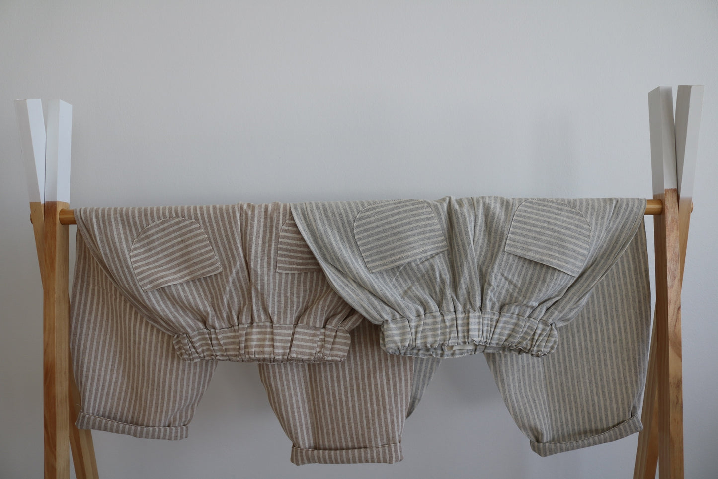 Linen Trousers in Caramel